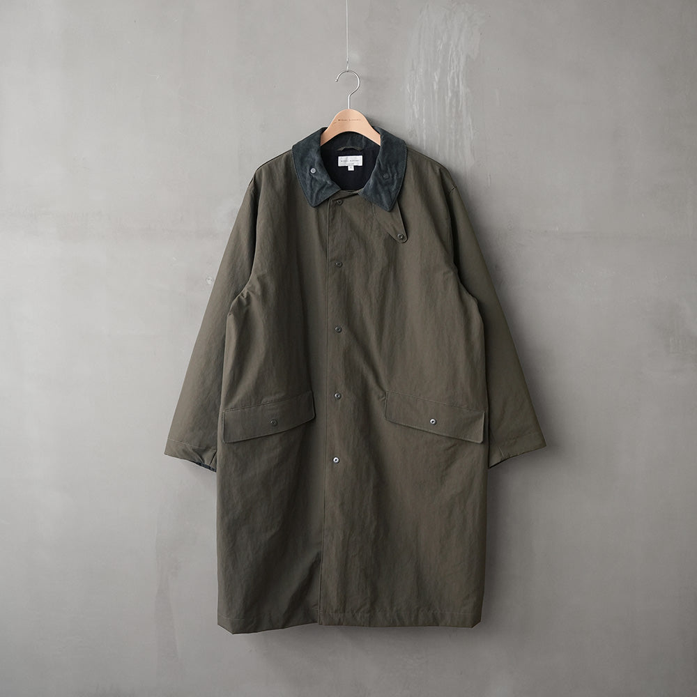 NYLON OX BAL COLLAR COAT – MANUAL ALPHABET ONLINE STORE