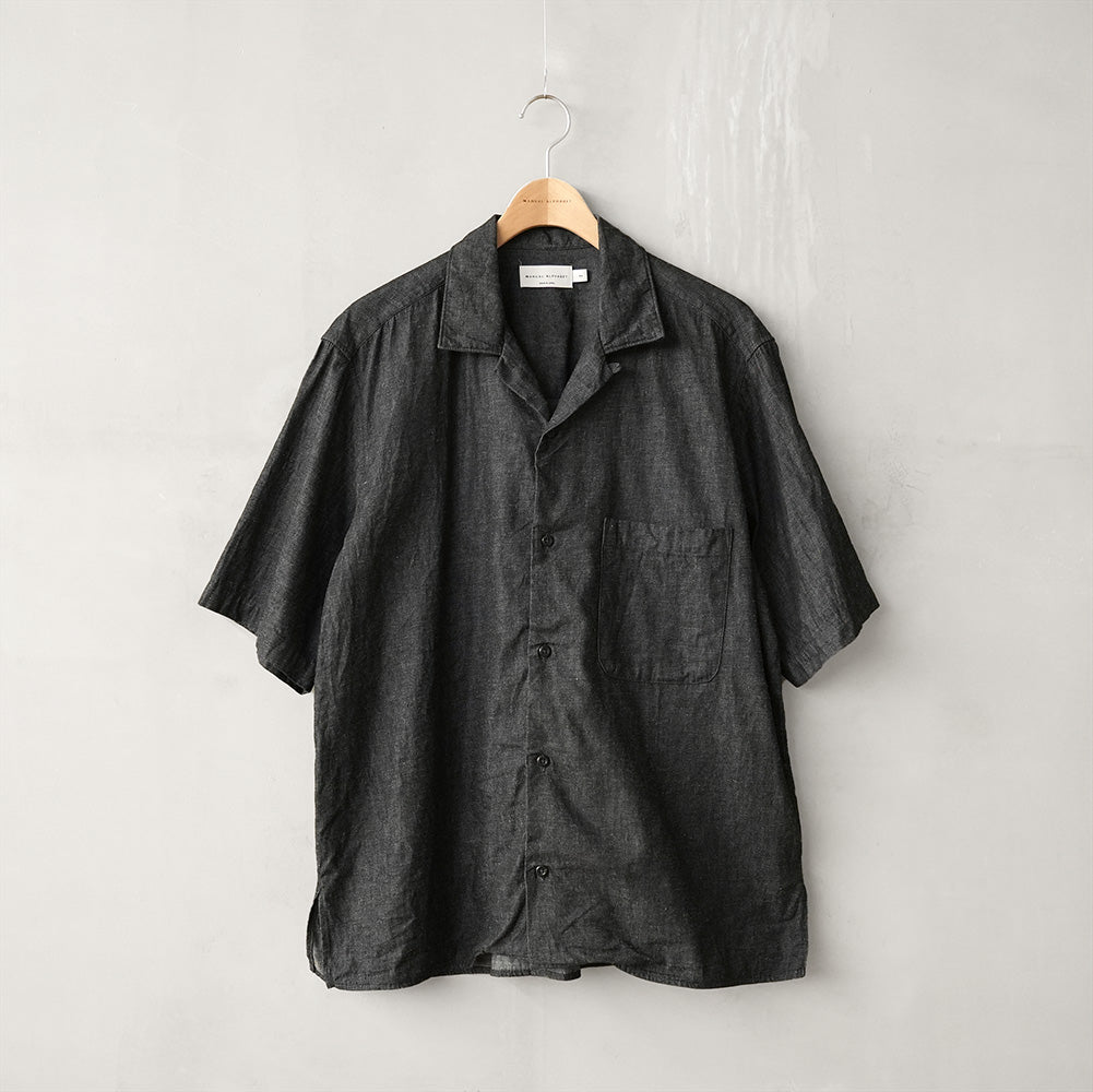 ムスターファ様　オーダー分 6oz DENIM S/S OPEN COLLAR SHIRTS – MANUAL ALPHABET ONLINE STORE