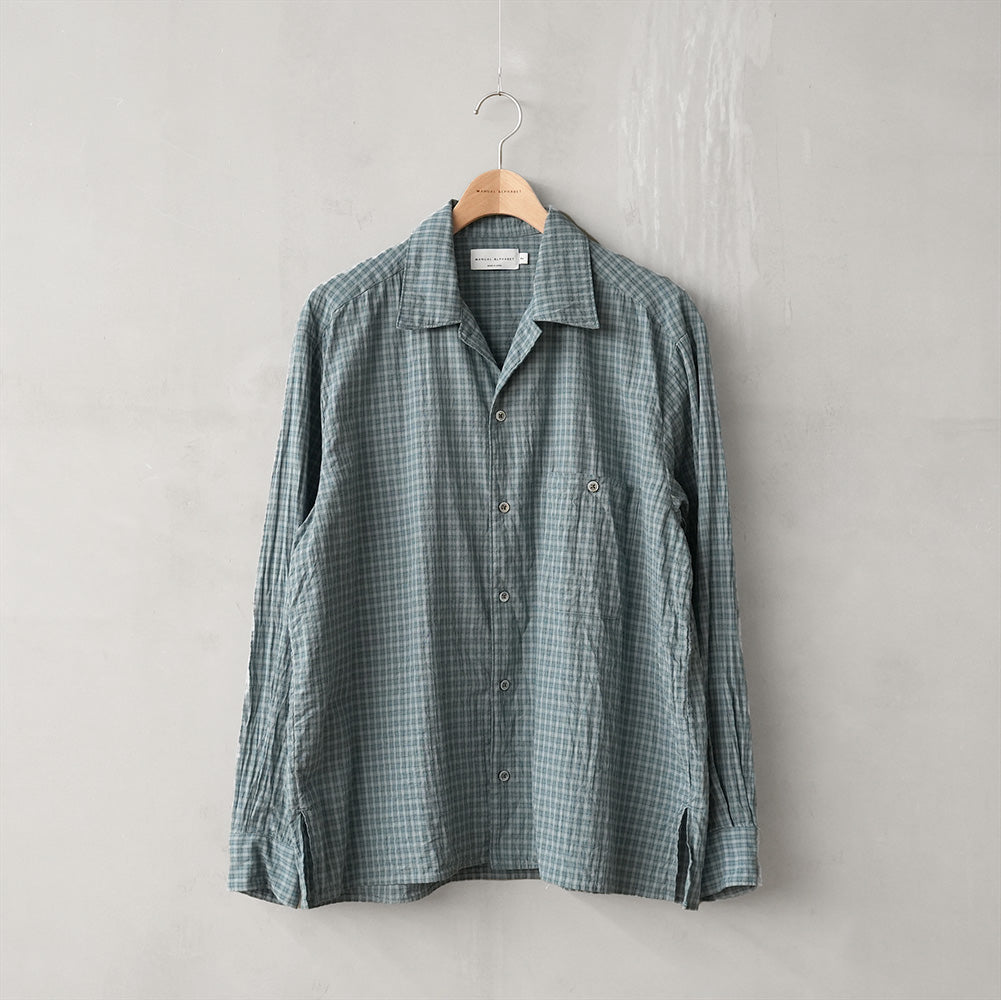 DOBBY CHECK L/S SHIRTS – MANUAL ALPHABET ONLINE STORE
