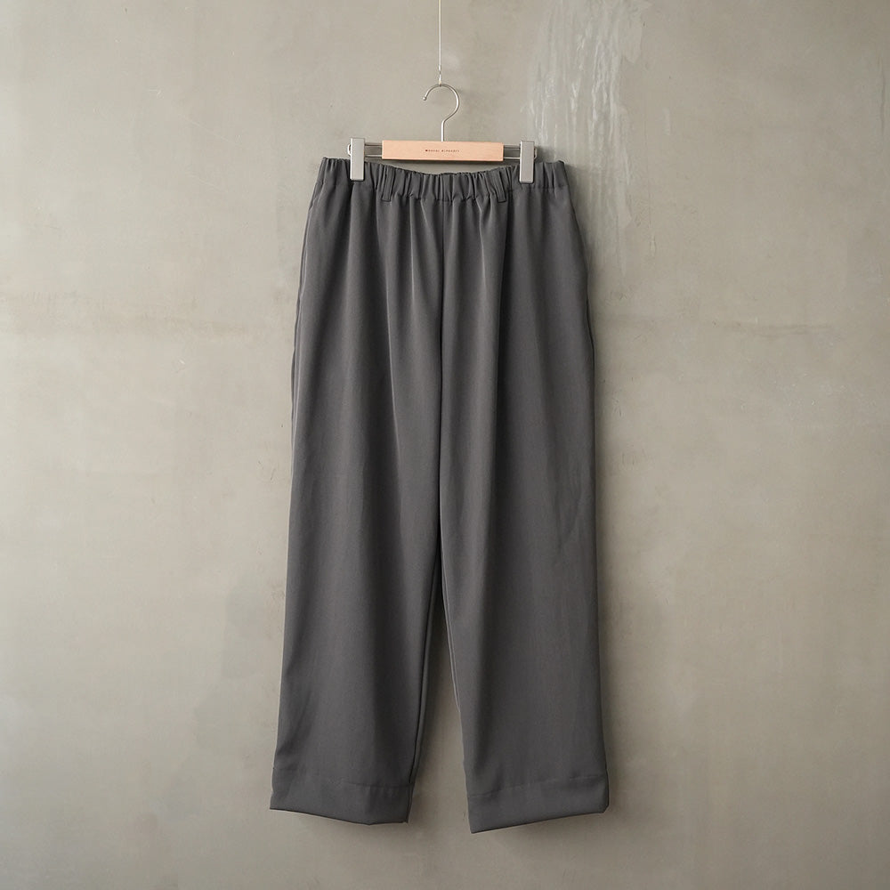 PE TWILL JERSEY WIDE PANTS – MANUAL ALPHABET ONLINE STORE