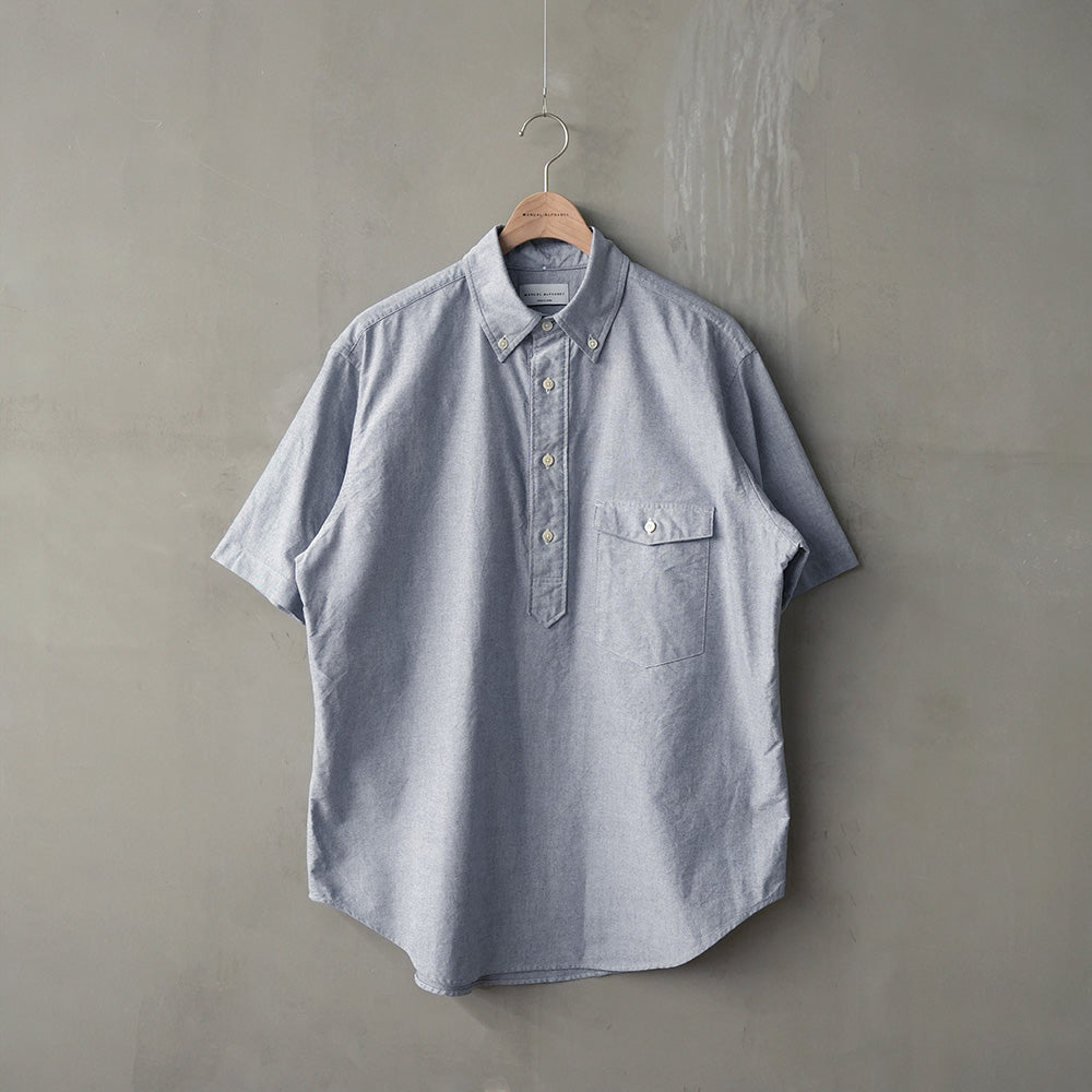 OXFORD PULL OVER S/S BD SHT – MANUAL ALPHABET ONLINE STORE
