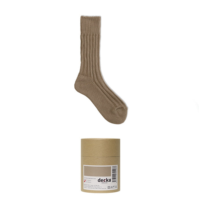 レッグウェア soloist decka heavyweight ribbed socks DECKA Heavyweight Plain Socks-3rd Collection-【再入荷】 – MANUAL