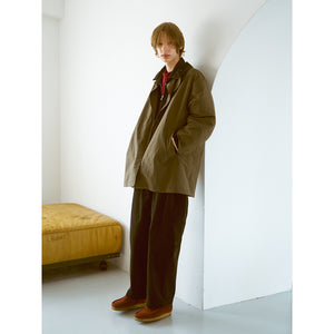 NYLON OX BAL COLLAR HALF COAT