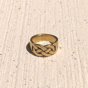esperanto 真鍮 Celtic knot RING