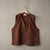 WRINKLE WASHER POPLIN VEST