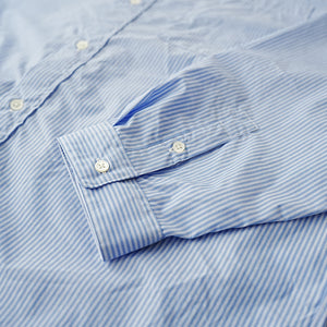 FUNCTION T/C OVERLONG STRIPE SHIRTS