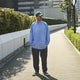 FUNCTION T/C OVERLONG STRIPE SHIRTS