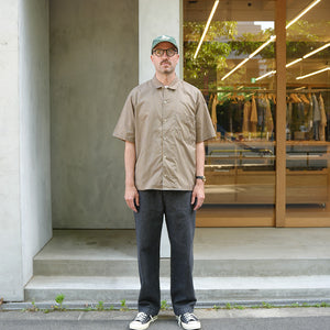 TAMA-BISHI S/S OPEN COLLAR SHIRTS – MANUAL ALPHABET ONLINE STORE