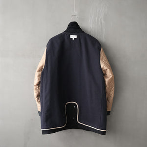 NYLON OX BAL COLLAR HALF COAT