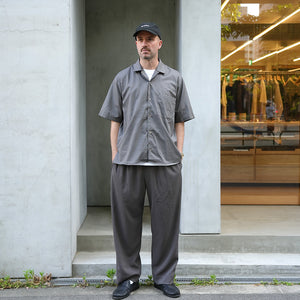 TAMA-BISHI S/S OPEN COLLAR SHIRTS – MANUAL ALPHABET ONLINE STORE