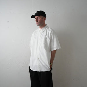 WASHER BROAD LOOSE FIT R/C S/S SHIRTS – MANUAL ALPHABET ONLINE STORE