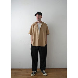 WASHER BROAD LOOSE FIT B/C S/S SHIRTS – MANUAL ALPHABET ONLINE STORE