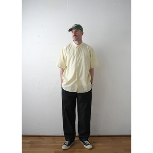 WASHER BROAD LOOSE FIT R/C S/S SHIRTS – MANUAL ALPHABET ONLINE STORE