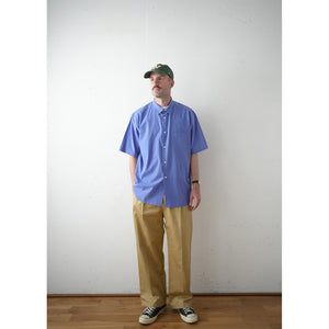 WASHER BROAD LOOSE FIT R/C S/S SHIRTS – MANUAL ALPHABET ONLINE STORE