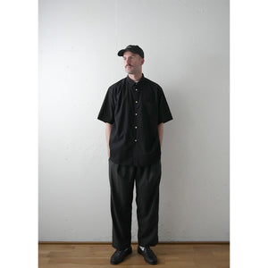 WASHER BROAD LOOSE FIT R/C S/S SHIRTS – MANUAL ALPHABET ONLINE STORE