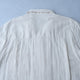 ORGANIC GAUZE OPEN COLLAR S/S SHT