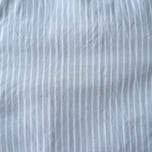 60LAWN STRIPE OPEN COLLAR S/S SHT