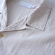 60LAWN STRIPE OPEN COLLAR S/S SHT
