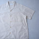 60LAWN STRIPE OPEN COLLAR S/S SHT