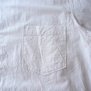 60LAWN STRIPE OPEN COLLAR S/S SHT