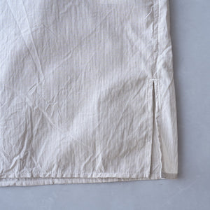 60LAWN STRIPE OPEN COLLAR S/S SHT