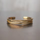 esperanto BRASS Four Strings Bangle