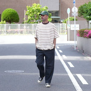 RETRO BORDER WIDE SPINDLE TEE – MANUAL ALPHABET ONLINE STORE