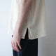 ORGANIC GAUZE OPEN COLLAR S/S SHT