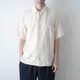 ORGANIC GAUZE OPEN COLLAR S/S SHT