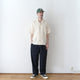ORGANIC GAUZE OPEN COLLAR S/S SHT