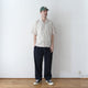 60LAWN STRIPE OPEN COLLAR S/S SHT