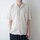 60LAWN STRIPE OPEN COLLAR S/S SHT