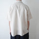 60LAWN STRIPE OPEN COLLAR S/S SHT