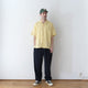 ORGANIC GAUZE OPEN COLLAR S/S SHT