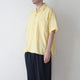 ORGANIC GAUZE OPEN COLLAR S/S SHT