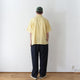 ORGANIC GAUZE OPEN COLLAR S/S SHT