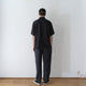 ORGANIC GAUZE OPEN COLLAR S/S SHT
