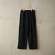 BRUSHED SWEAT TUCK WIDE PANT