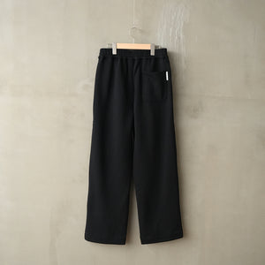 BRUSHED SWEAT TUCK WIDE PANT