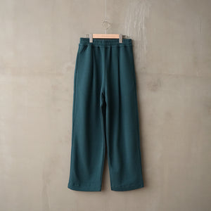 BRUSHED SWEAT TUCK WIDE PANT