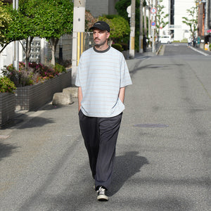 RETRO BORDER WIDE SPINDLE TEE – MANUAL ALPHABET ONLINE STORE