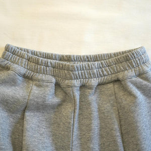 BRUSHED SWEAT TUCK WIDE PANT