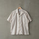 60LAWN STRIPE OPEN COLLAR S/S SHT