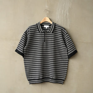 COMPACT TWIST BORDER KNIT POLO