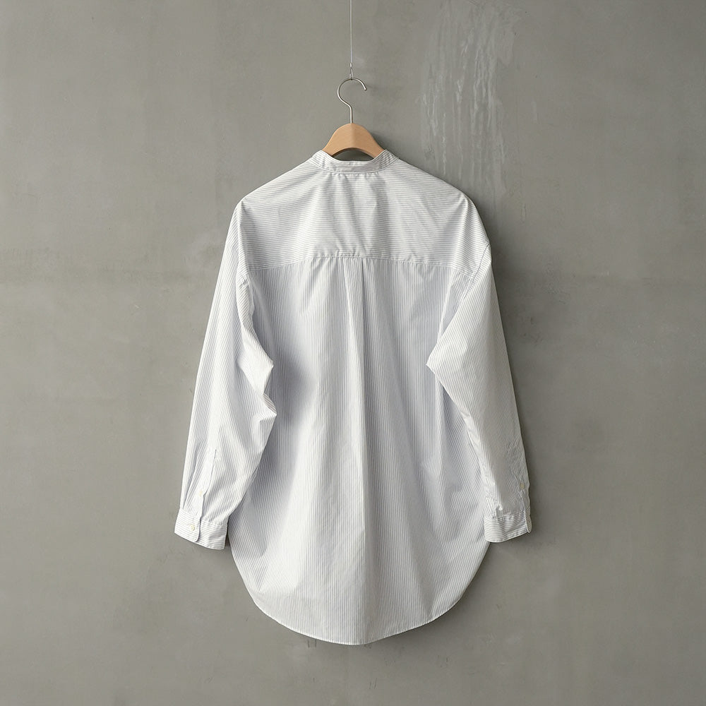 FUNCTION T/C OVERLONG STRIPE SHIRTS – MANUAL ALPHABET ONLINE STORE