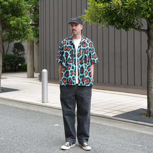 LEOPARD S/S OPEN COLLAR SHIRTS – MANUAL ALPHABET ONLINE STORE