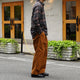 BRUSHED CHECK LOOSE FIT R/C SHT