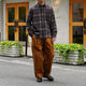SERGE TUCK WIDE PANT