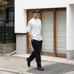 T/C LAWN SNAP HENLEY NECK SHIRTS – MANUAL ALPHABET ONLINE STORE