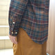 BRUSHED CHECK LOOSE FIT B/C SHT